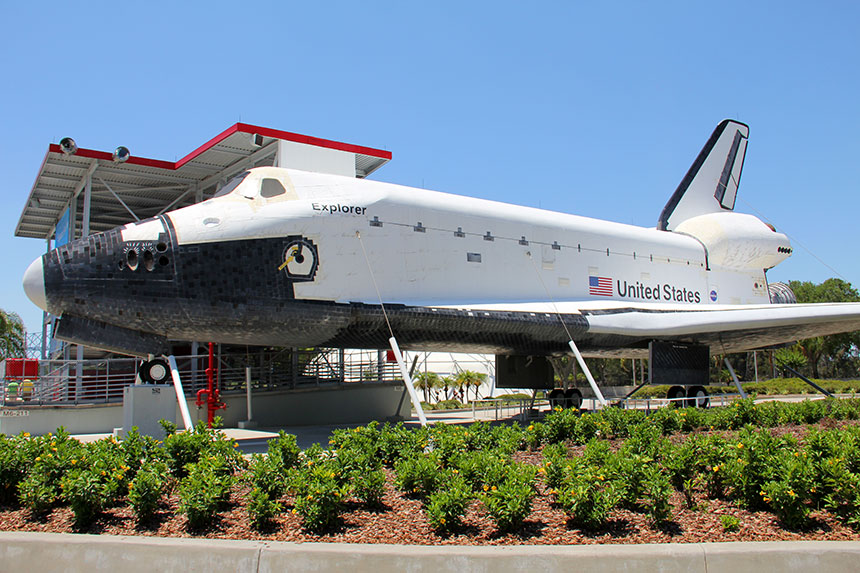 Ein echtes Space Shuttle