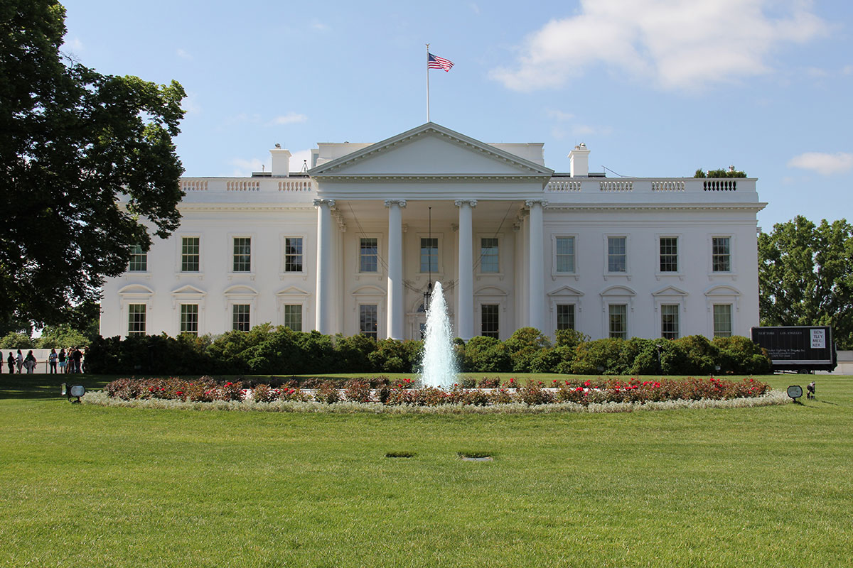 Das weiße Haus in Washington