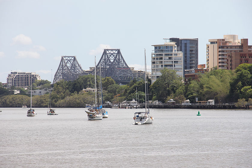 Brisbane-River und Story Bridge