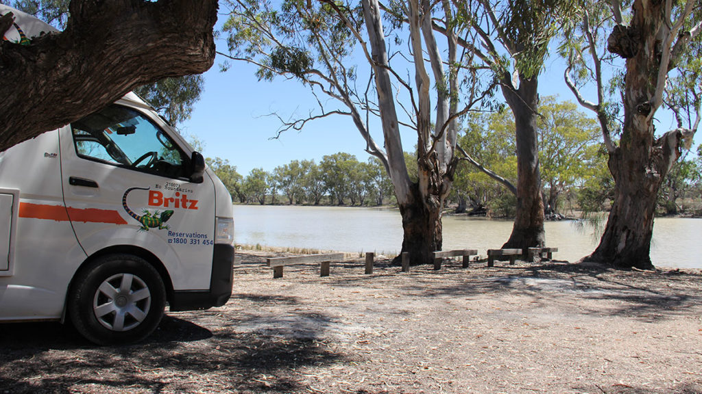 Pause am Murray River