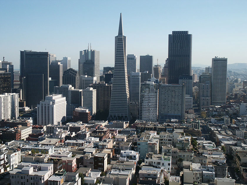 San Francisco vom Coit Tower aus gesehen