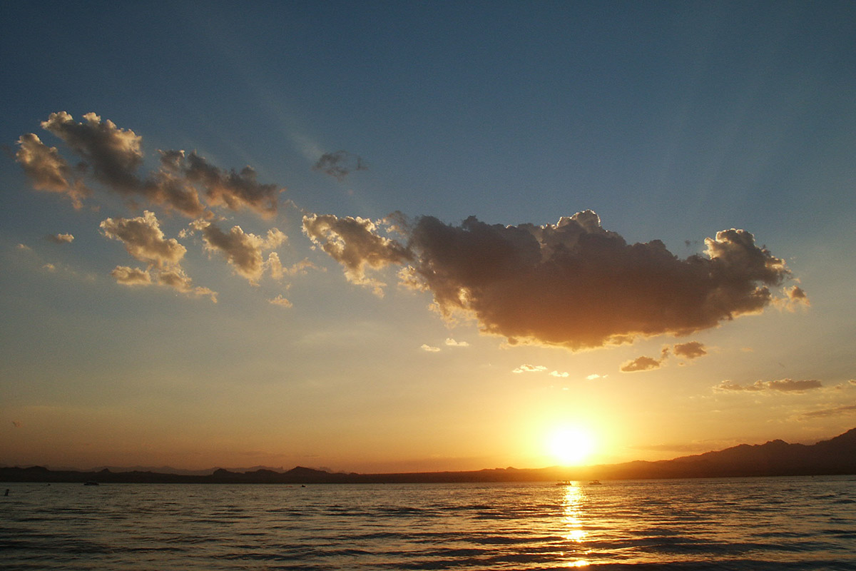 Sonnenuntergang am Lake Havasu