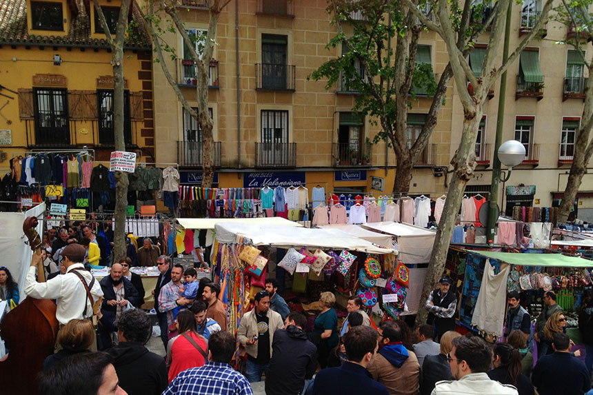 Straßenmarkt El Rastro