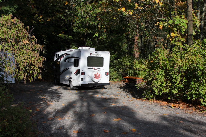 Unsere Hälfte der Double Campsite