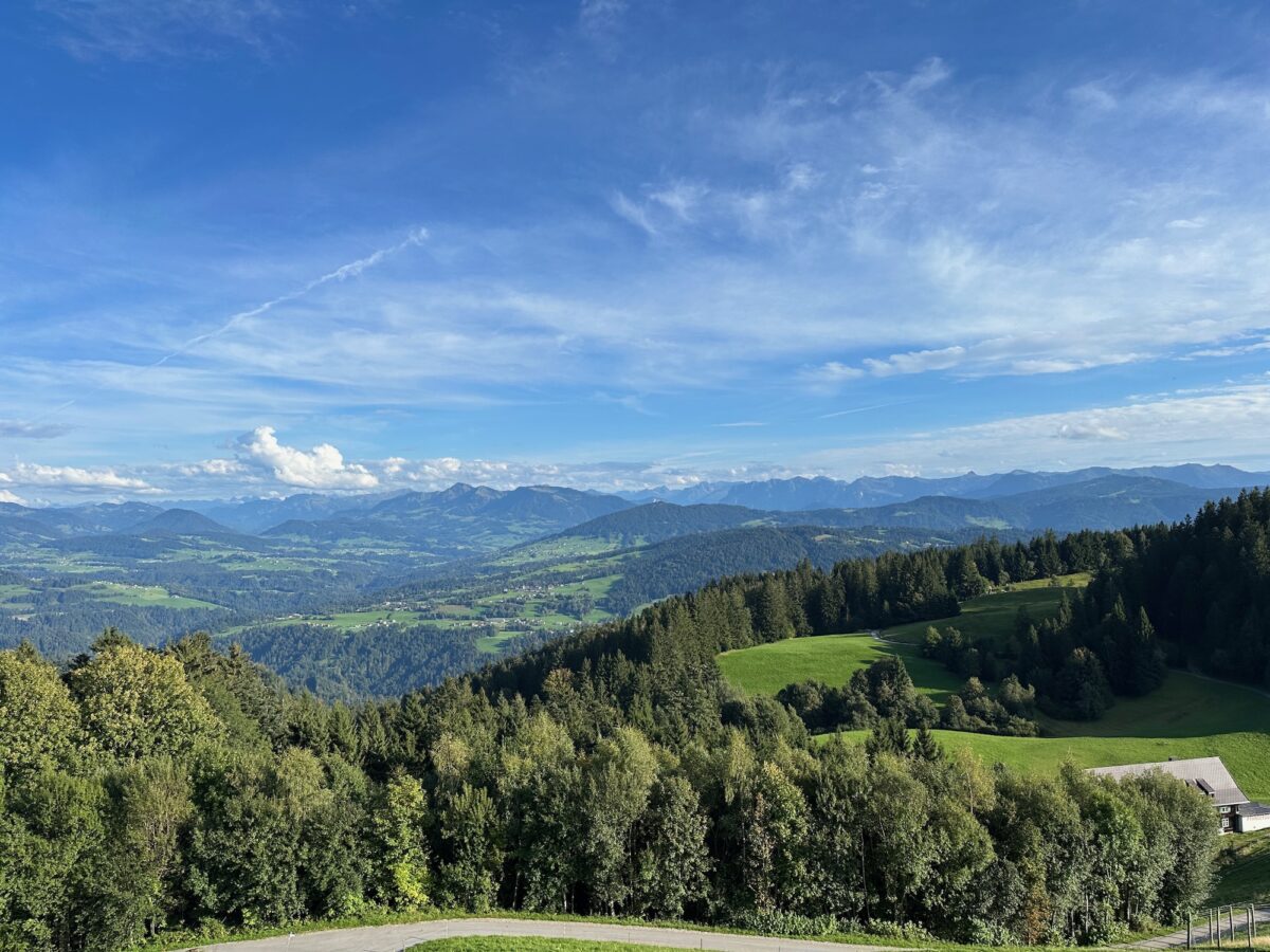 Blick vom Pfänder in Bregenz