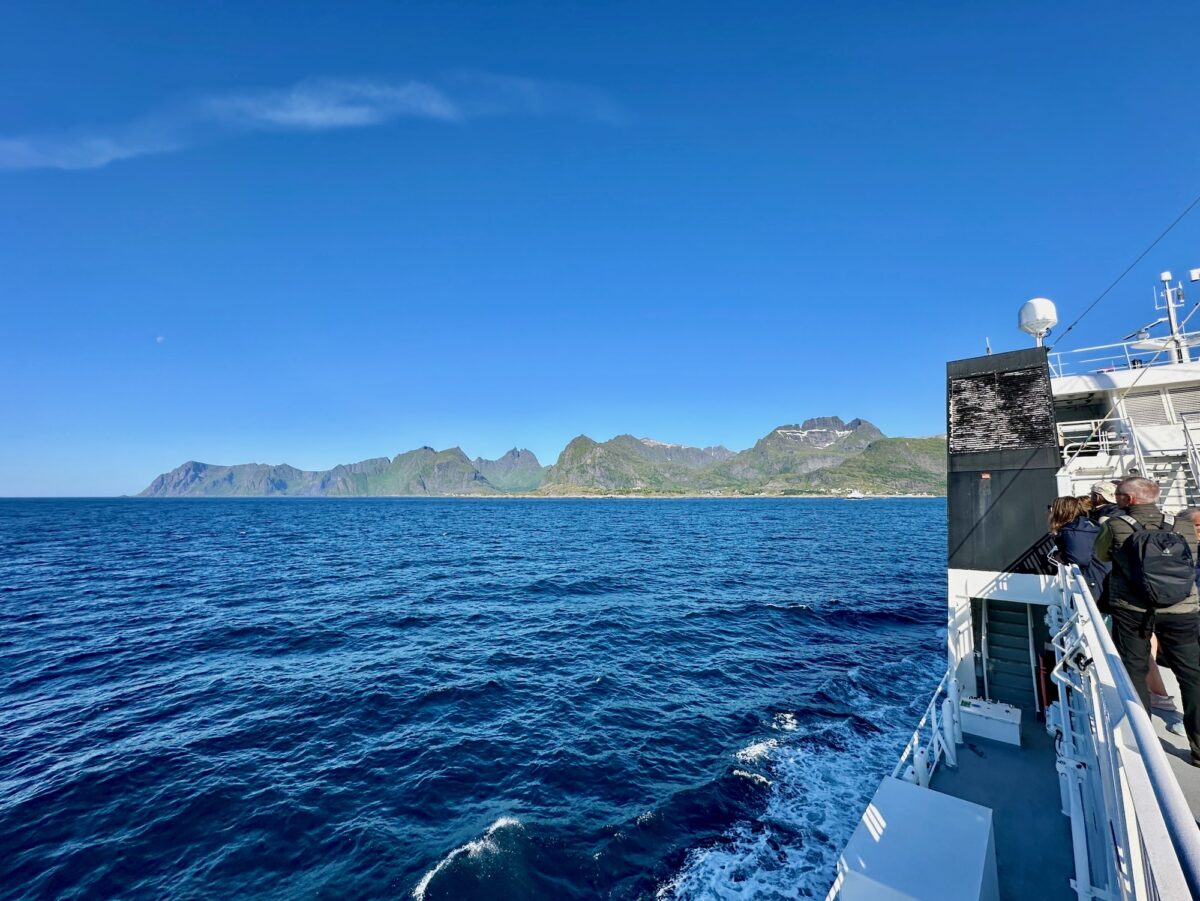 Die Fähre von Bodø nach Moskenes auf den Lofoten