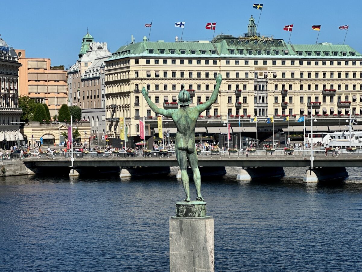 Der Arsch von Stockholm.