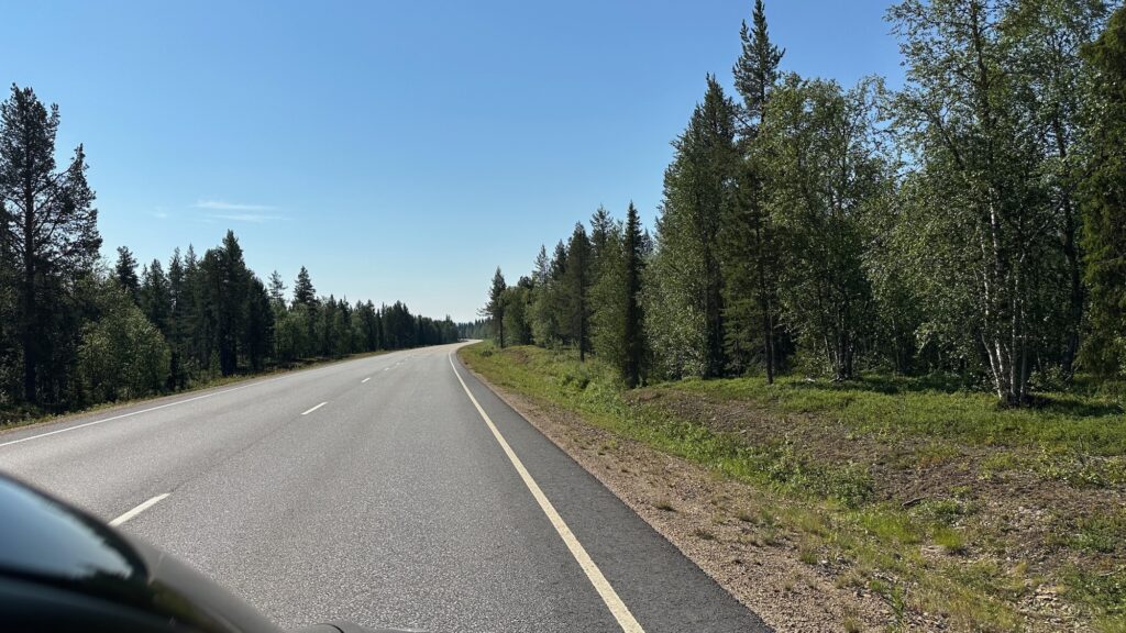 Unendliche Weiten... die Finnischen Wälder.
