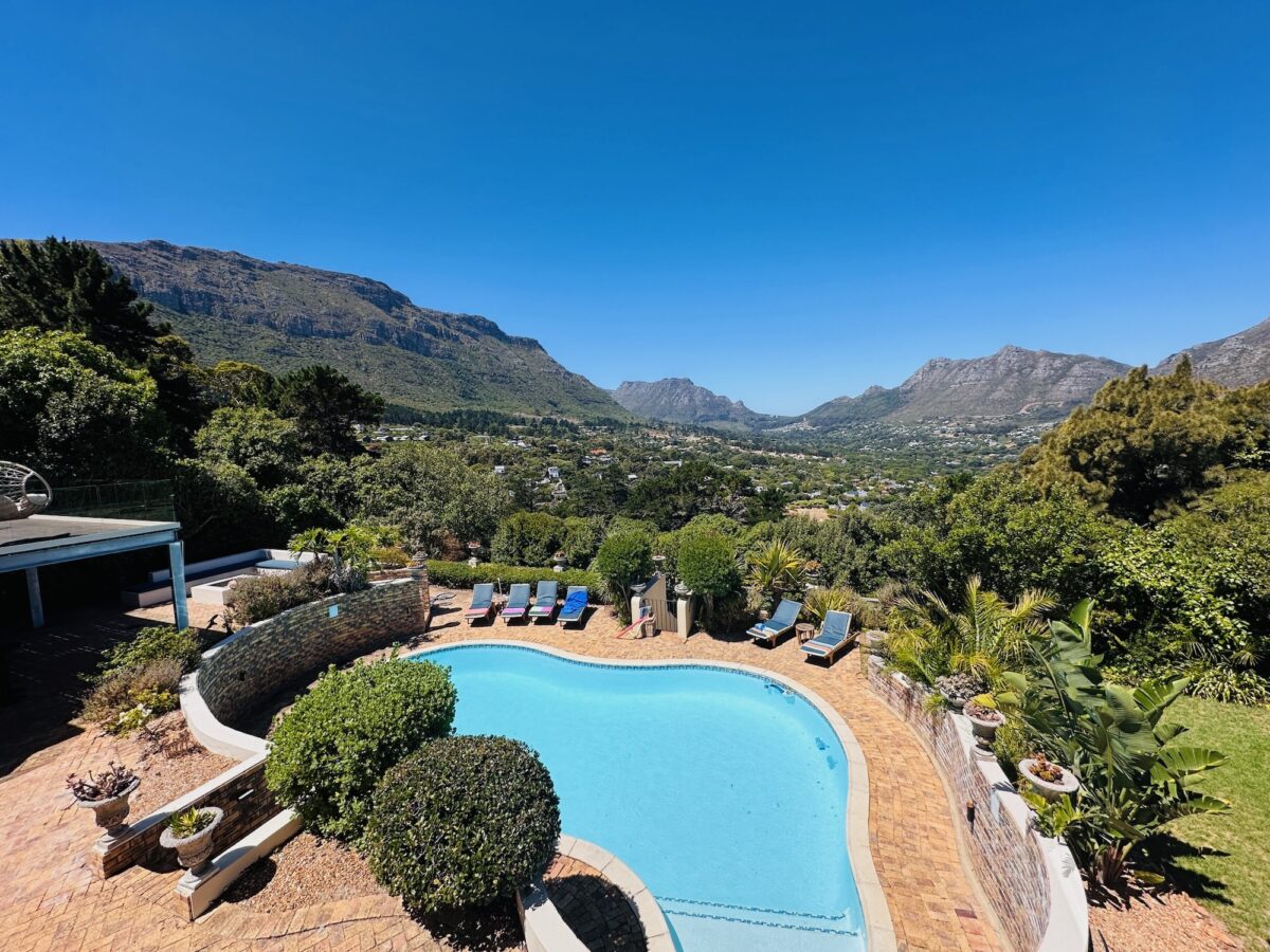 Blick von unserer Terrasse in Hout Bay